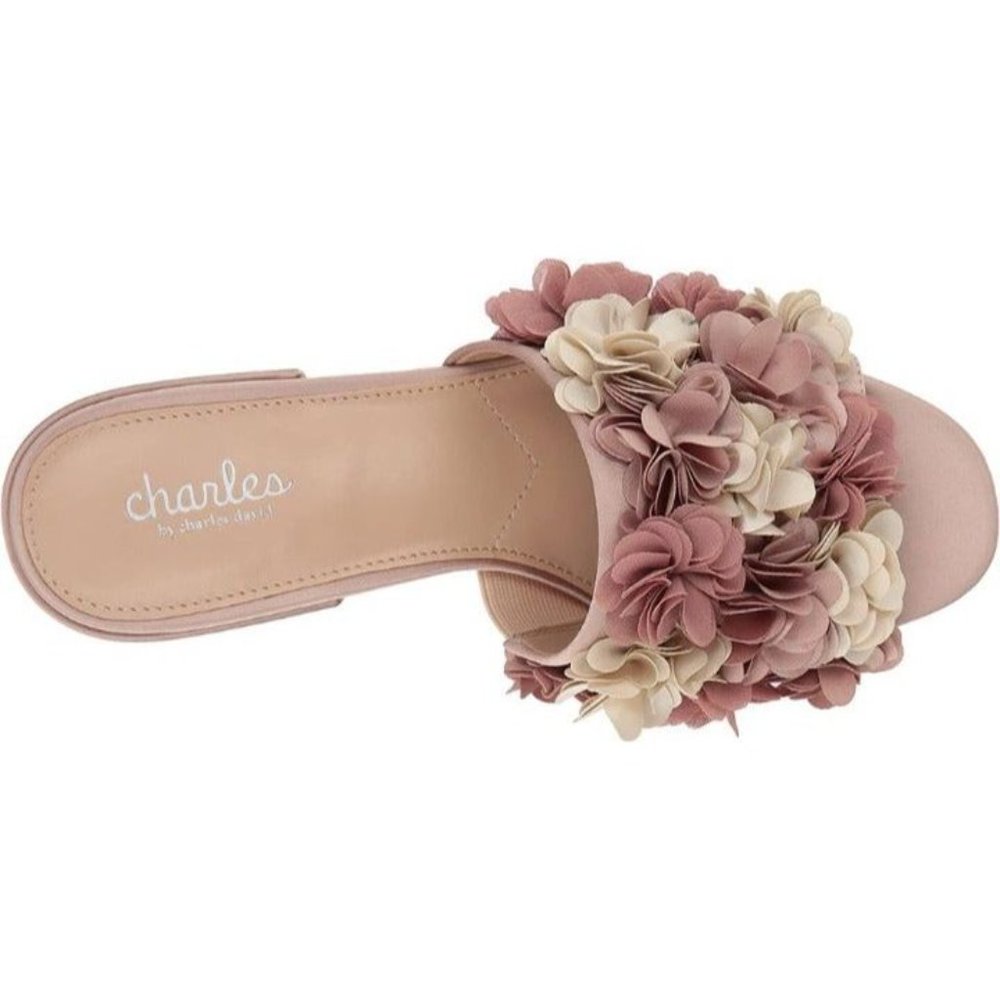 CHARLES BY CHARLES DAVID Women's Victorious Slide Sandal, Ivory SIZE 5.5 - Picture 8 of 8